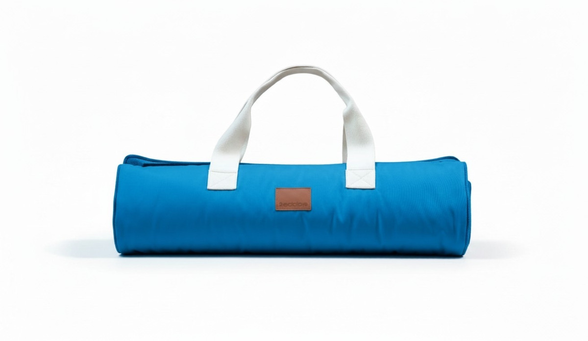 Legowisko turystyczne dla psa niebieskie