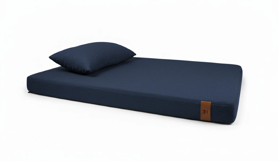 granatowe legowisko dla psa